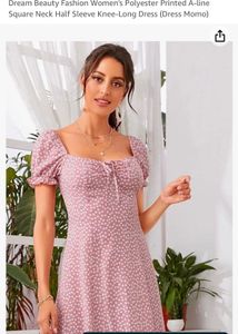 Dress Pink Floral L/XL