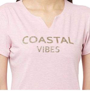 Coastal Vibes Pink Tee