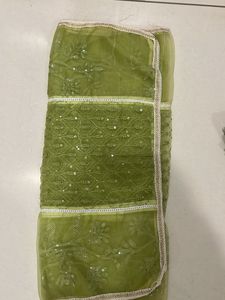Green Embroidered Kurta Set