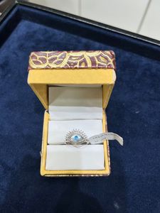 Pure silver Evil Eye Ring