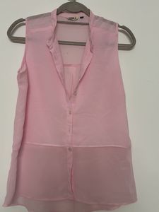 Pink Flowy Top