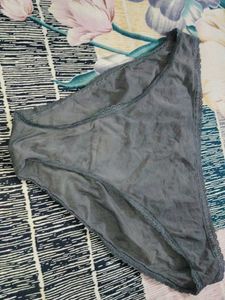 Lace Trim GREY Panty - H&M