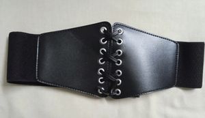 Lace Up Cinch Belt Corset Style