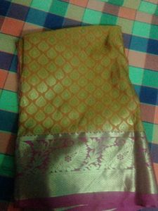 Banarasi Saree Multi Colour, Not Used Single Time