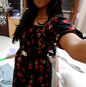 Floral Print Midi Dress