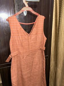 Orange Winter Dress