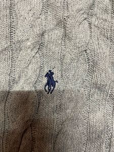 Ralph Lauren Grey Knit Sweater