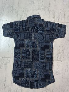 Patterned Short Sleeve Shirt