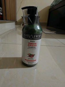 Soulflower Biotin Onion Argan Shampoo (300 ml)