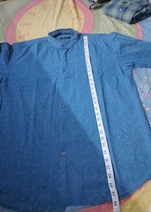 Blue Patterned Shirt
