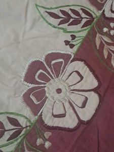 Embroidery Patchwork Bedsheet