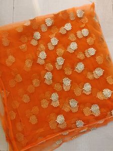 Net Embroidered Cloth