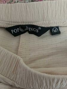Beige Anti-wrinkle Trousers