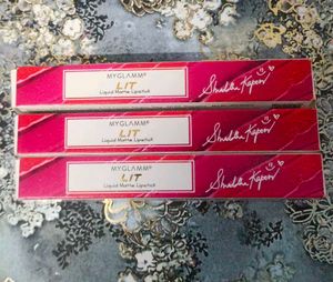 Myglamm Lit Liquid Lipstick Combo Of3And 1 Remover