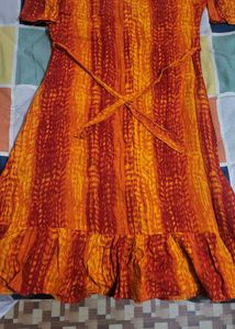 Orange Ethnic Kurta