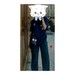 Grey Stright Fit Jeans