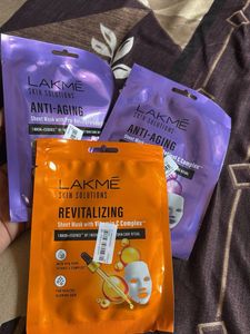 Lakme Skin Solutions Sheet Masks Pack Of 3