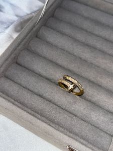 Snake Diamond Gold Ring