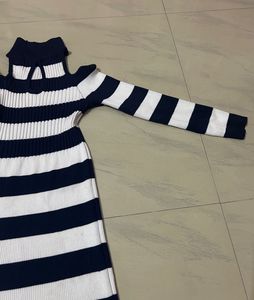 Striped Knit Dress