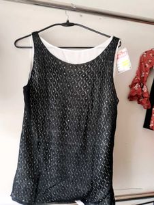 Diamond Print Tank Top