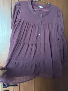 Georgette With Lining Loose Fit Top
