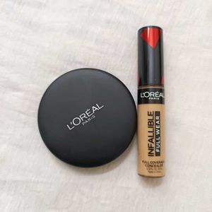 L'Oreal Infallible Full Wear Concealer & Powder