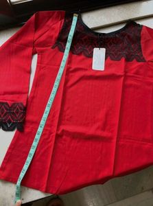 Red formal/ casual top