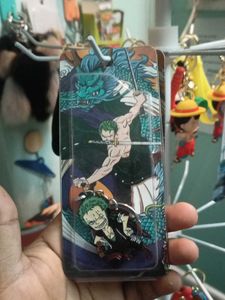 Zoro metal keychain