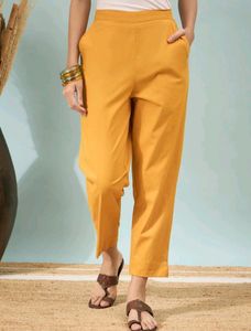 Stylish Mustard Trousers
