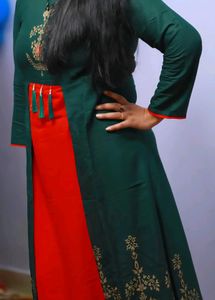 Green &amp; Red Tunic