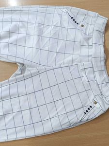 White Check Jeggings for Daily Wear