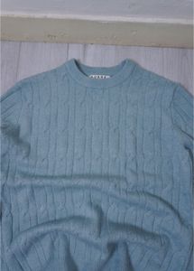 Light Blue Knit Sweater