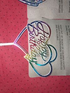 Combo Birthday Candles With Birthday Stomp's.