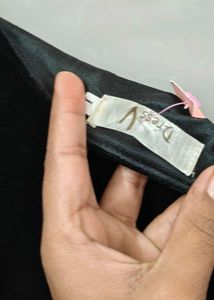 Elegant Black Velvet Midi Dress