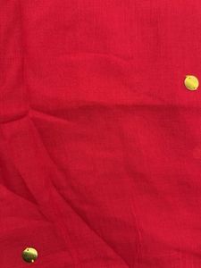 Red Tassel Saree