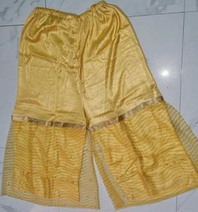 Yellow Sharara Set with Dupatta