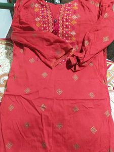 Avaasa Orange Kurta