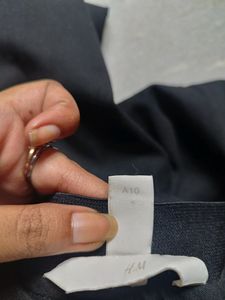 H&amp;M Side Pattern Straight Trouser