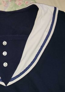 Navy Blue Japanese Shirt