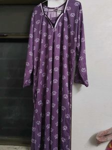 Floral Print Maxi Nightgown