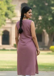 Elegant Sleeveless Kurta