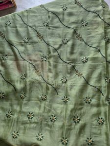 Elegant Green Saree
