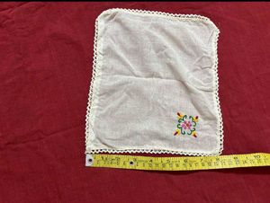 Embroidered Vintage Handkerchief(Set of 6)