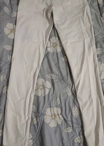 White Straight Leg Pants