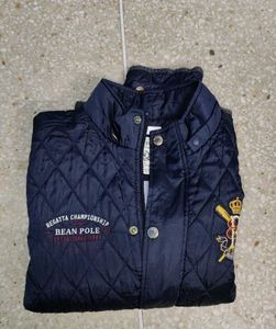Stylish Navy Blue Quilted Jacket