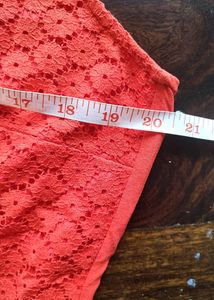 Coral Sleeveless Top