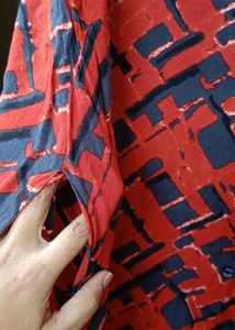 Red Feeding Kurti(Front Hook)