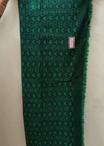 Emerald Green Heart Print  Blanket