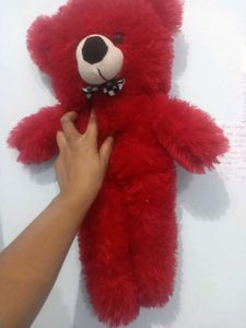 Red Teddy Bear with Bowtie