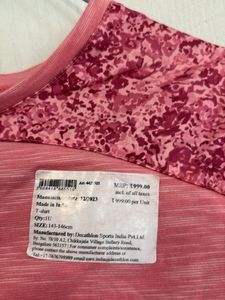 Pink Patterned T-Shirt